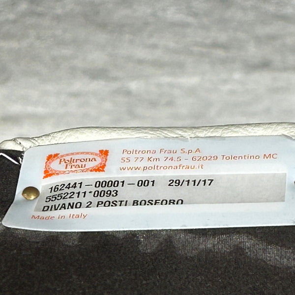 Poltrona Frau Bosfora Cream Two Seater Sofa @ REHAUS