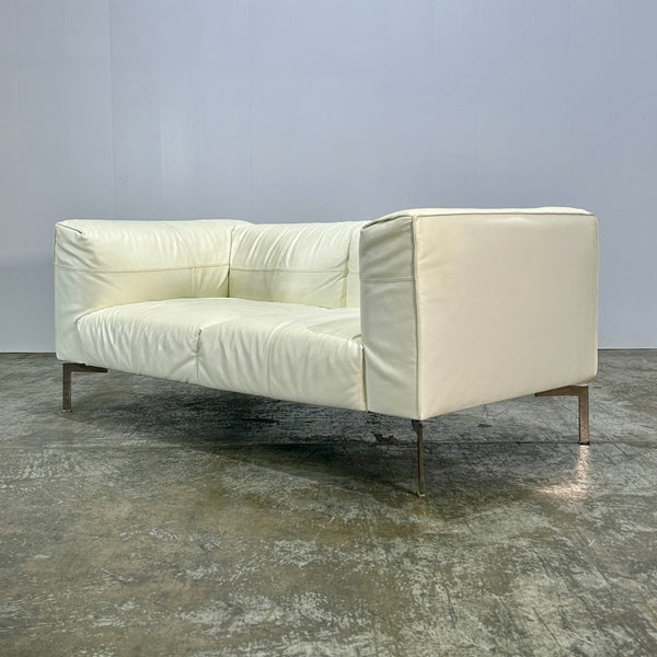 Poltrona Frau Bosfora Cream Two Seater Sofa @ REHAUS