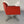 Poltrona Frau Chancellor Swivel Armchair - In Red Pelle Frau SC Leather @ REHAUS