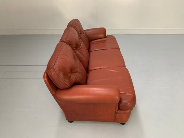 Poltrona Frau Dream 3 - Seat Sofa - In Oxblood Heritage Leather @ REHAUS