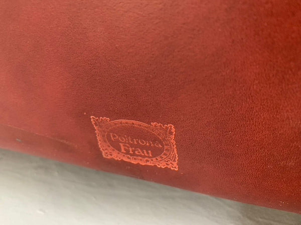 Poltrona Frau Dream 3 - Seat Sofa - In Oxblood Heritage Leather @ REHAUS