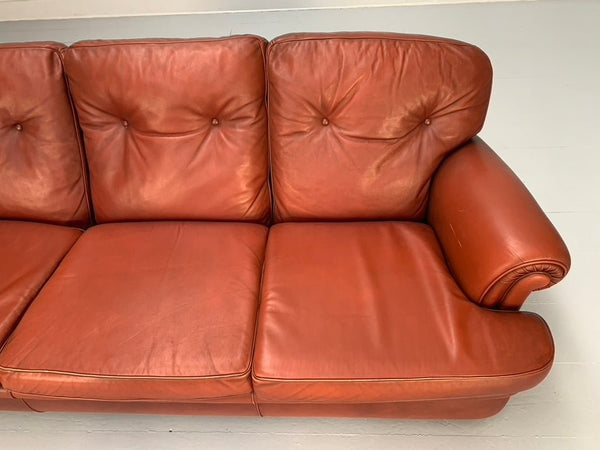 Poltrona Frau Dream 3 - Seat Sofa - In Oxblood Heritage Leather @ REHAUS