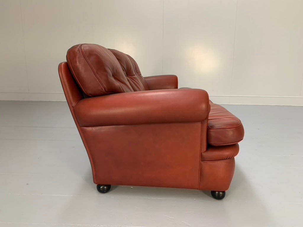 Poltrona Frau Dream 3 - Seat Sofa - In Oxblood Heritage Leather @ REHAUS