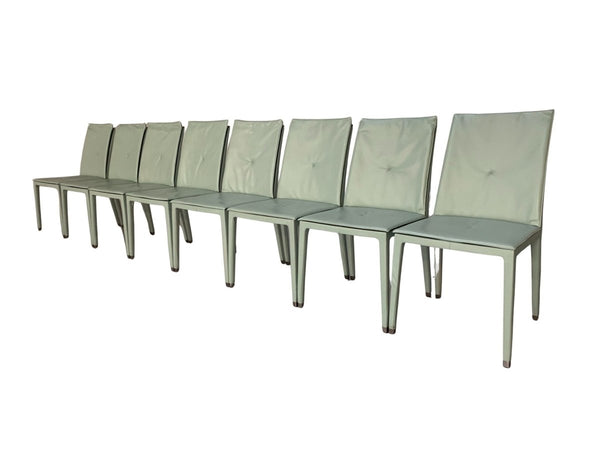 Poltrona Frau Fitzgerald Dining Armchairs - In Pelle Frau Leather, Set of Eight