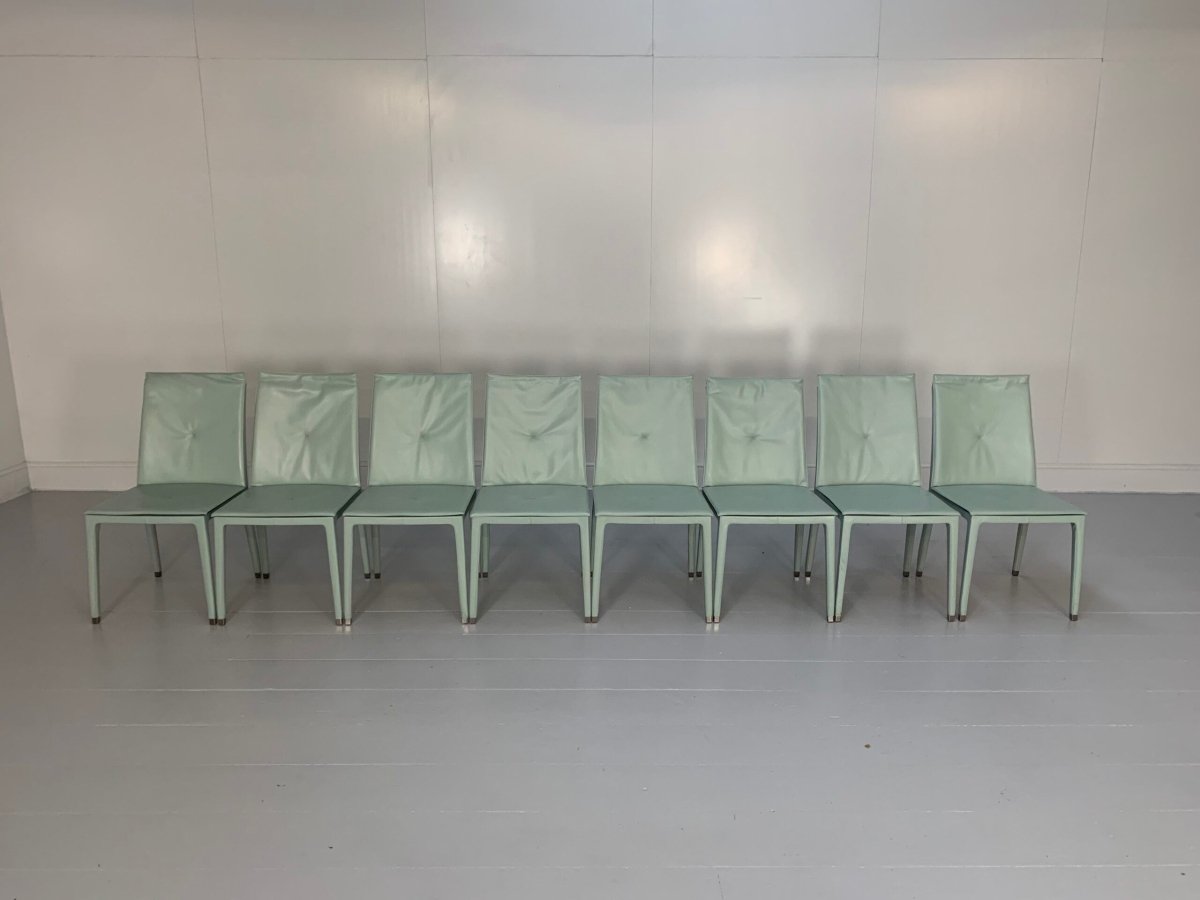 Poltrona Frau Fitzgerald Dining Armchairs - In Pelle Frau Leather, Set of Eight @ REHAUS