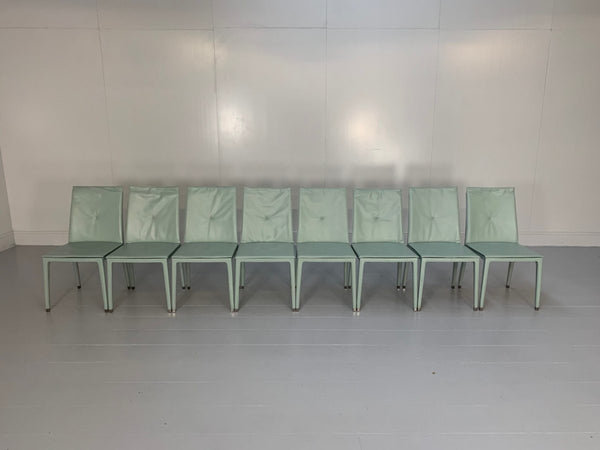 Poltrona Frau Fitzgerald Dining Armchairs - In Pelle Frau Leather, Set of Eight @ REHAUS