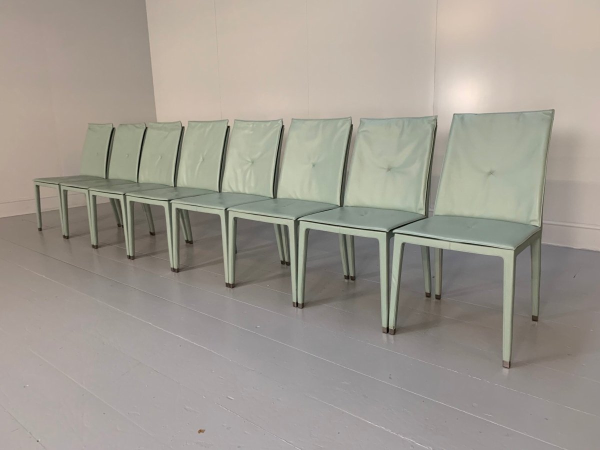 Poltrona Frau Fitzgerald Dining Armchairs - In Pelle Frau Leather, Set of Eight @ REHAUS