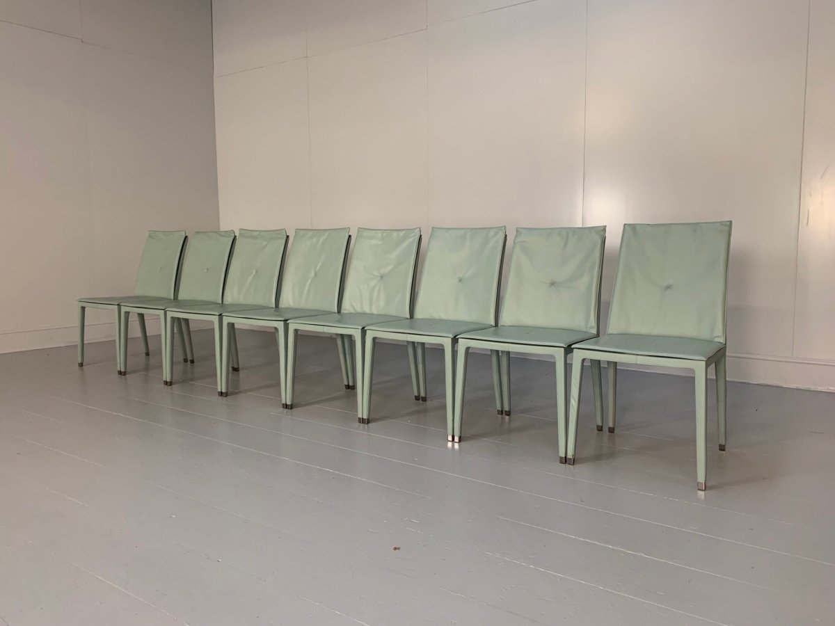 Poltrona Frau Fitzgerald Dining Armchairs - In Pelle Frau Leather, Set of Eight @ REHAUS