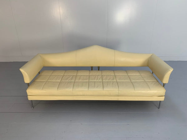 Poltrona Frau Hydra Castor 3 - Seat Sofa - In Cream Pelle Frau SC Leather @ REHAUS