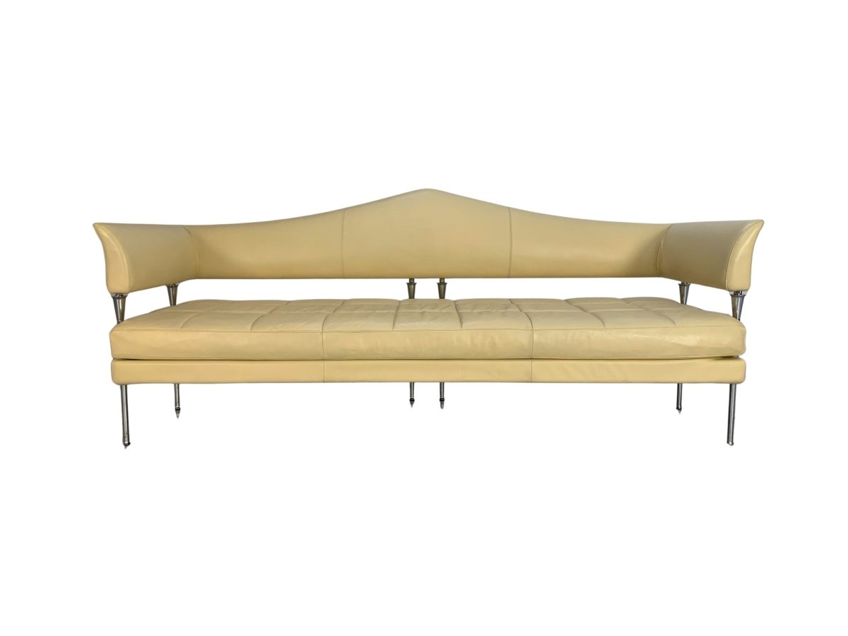 Poltrona Frau Hydra Castor 3 - Seat Sofa - In Cream Pelle Frau SC Leather @ REHAUS