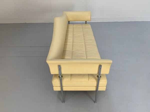 Poltrona Frau Hydra Castor 3 - Seat Sofa - In Cream Pelle Frau SC Leather @ REHAUS