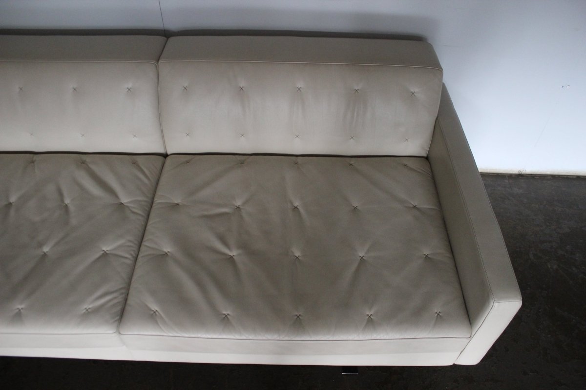 Poltrona Frau Kennedee 2 - Seat Sofa - In Panna 51 Pelle Frau SC Leather @ REHAUS