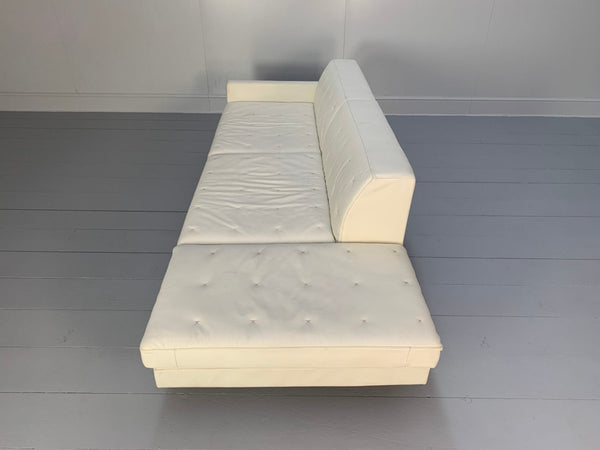 Poltrona Frau Kennedee 3 - Seat Sofa - In Ivory Pelle Frau Leather @ REHAUS