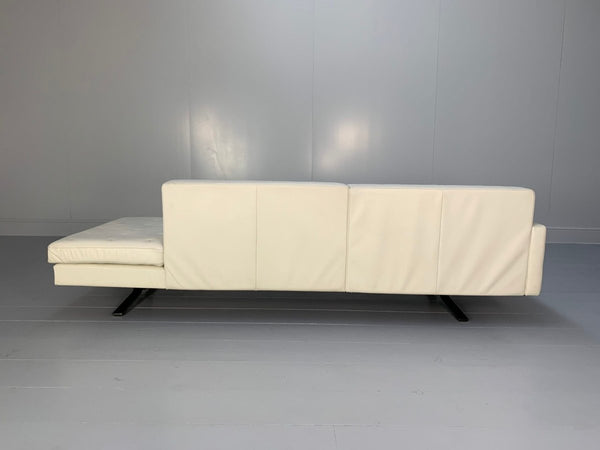 Poltrona Frau Kennedee 3 - Seat Sofa - In Ivory Pelle Frau Leather @ REHAUS
