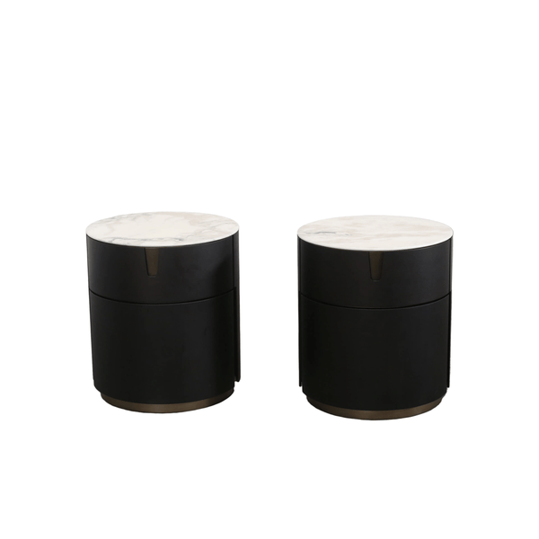 Porada Tylsa Nightstands by D. Radice, Set of Two