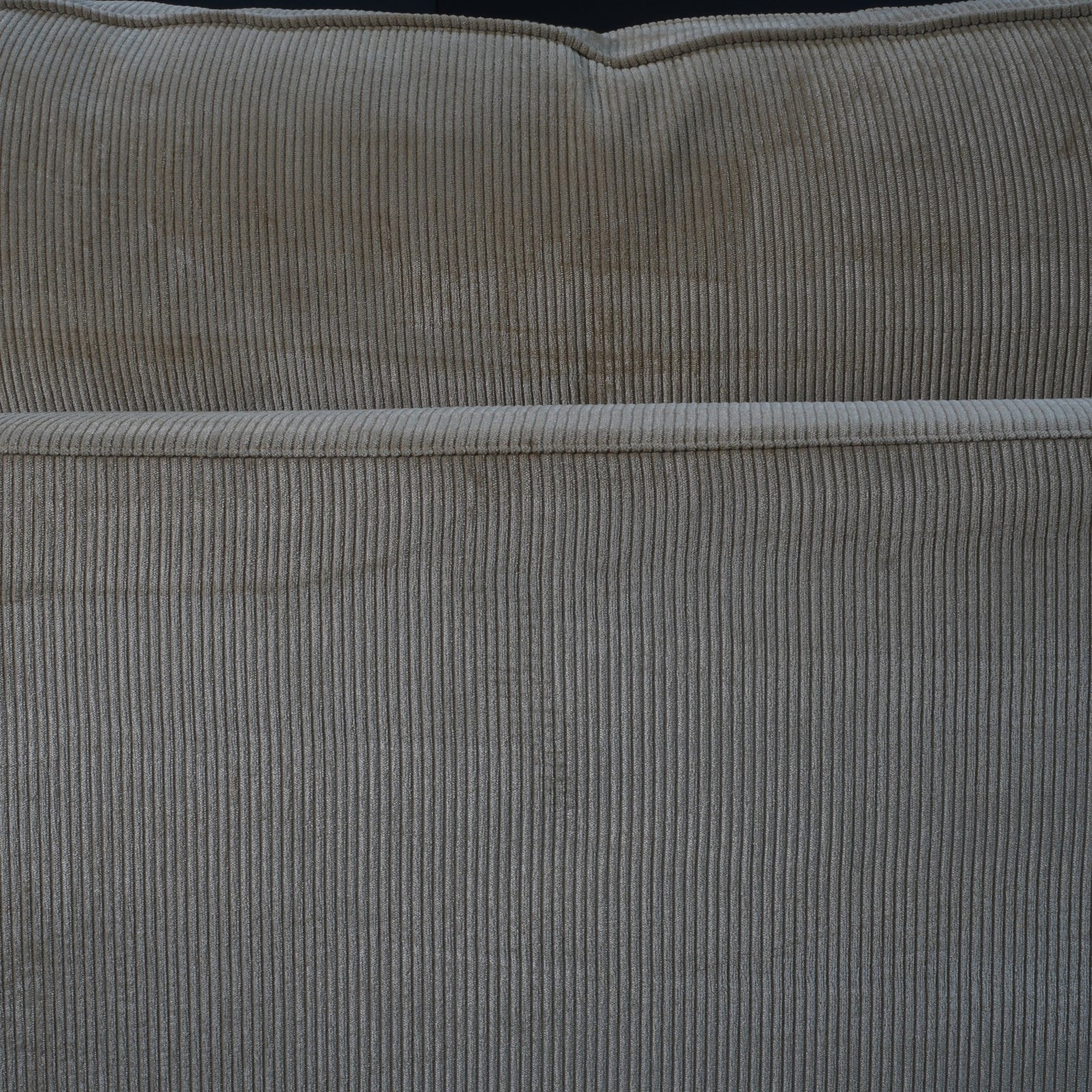 Roche Bobois Cream Cord Armchair and Footstool @ REHAUS