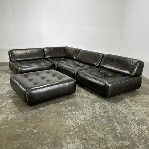 Roche Bobois Flight Jacket Sectional Sofa & Ottoman @ REHAUS