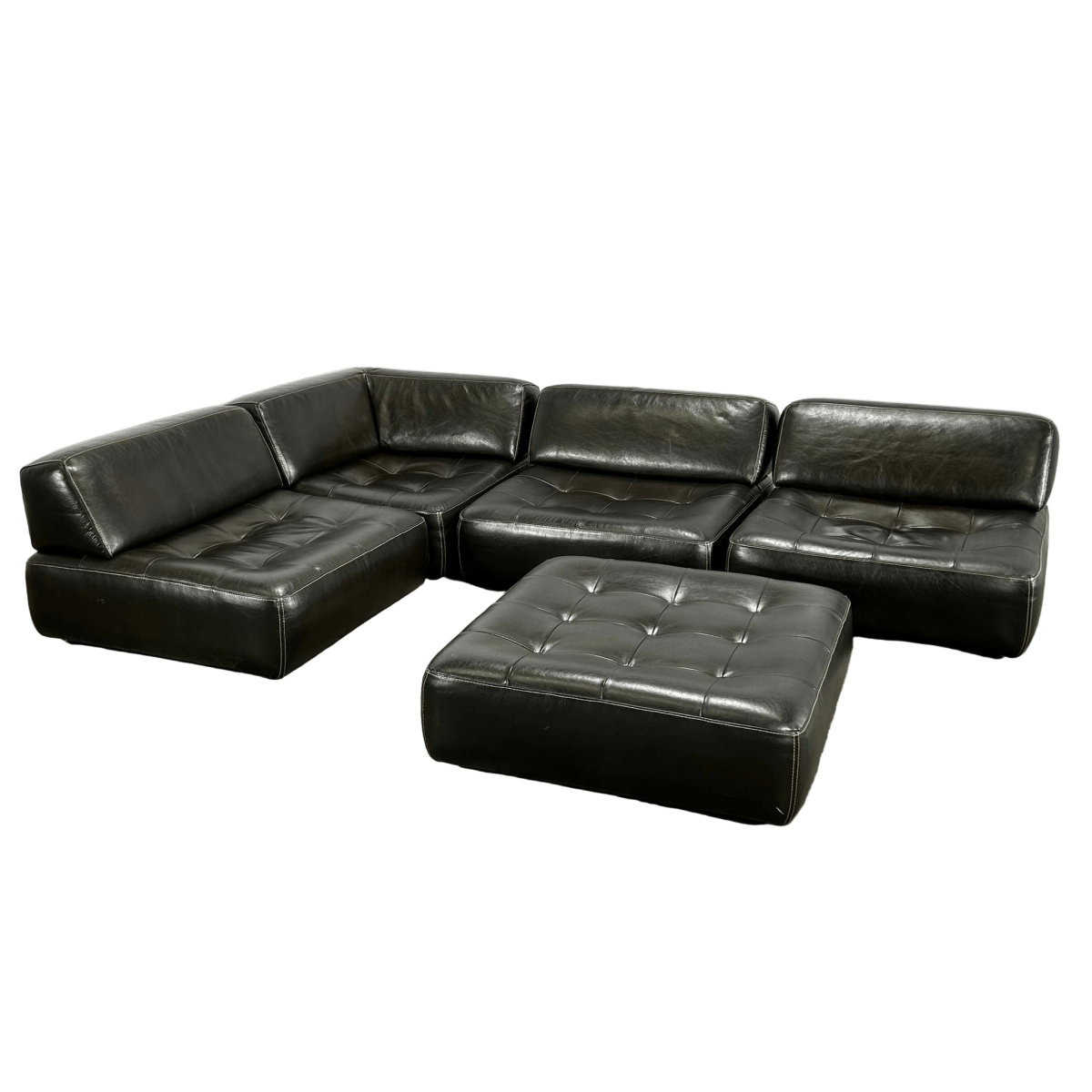 Roche Bobois Flight Jacket Sectional Sofa & Ottoman @ REHAUS