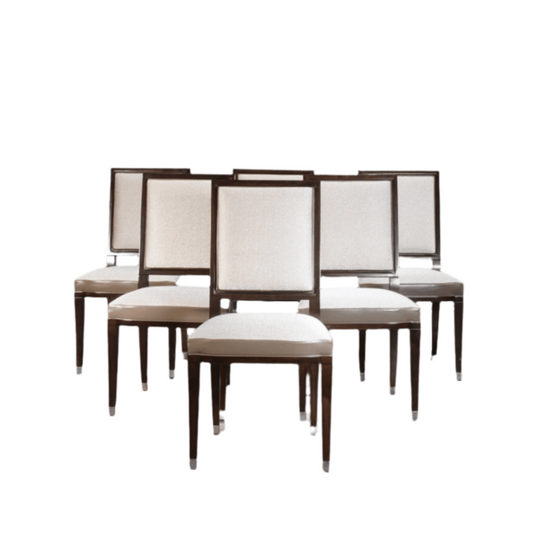 Roche Bobois Grand Hotel Dining Chairs, Set of Six