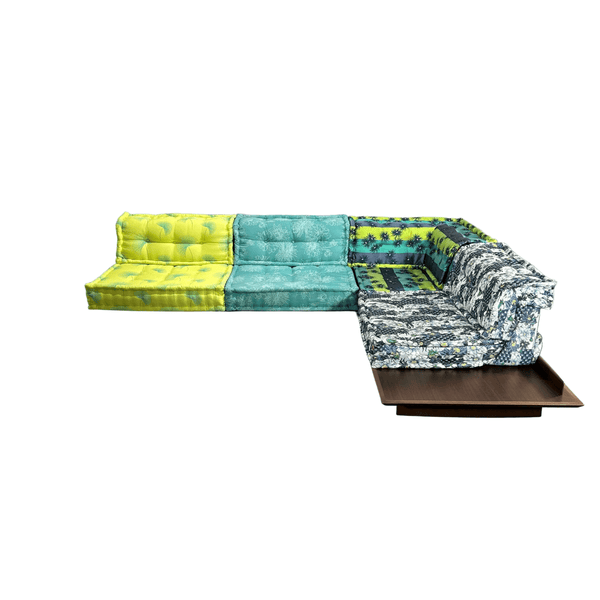 Roche Bobois Mah Jong Sectional Sofa by Hans Hopfer and Kenzo Takada, Set of Eight