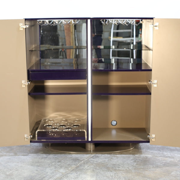 Roche Bobois Purple Wave Bar Cabinet @ REHAUS