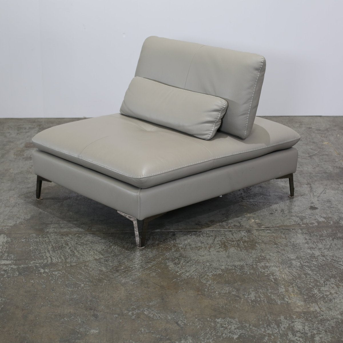 Roche Bobois Scenario Armless Leather Chair @ REHAUS