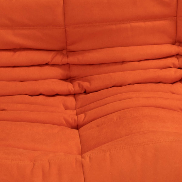 Midcentury Togo Orange 2 Seater Sofa by Michel Ducaroy for Ligne Roset @ REHAUS